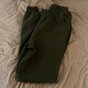 Dark green Lululemon joggers